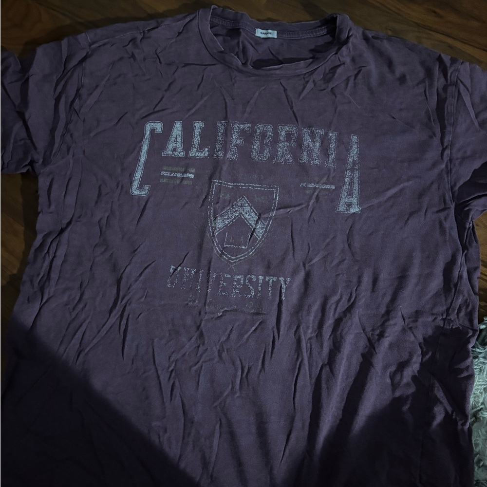 Garage L/XL Maroon Short-Sleeved Cali Shirt
